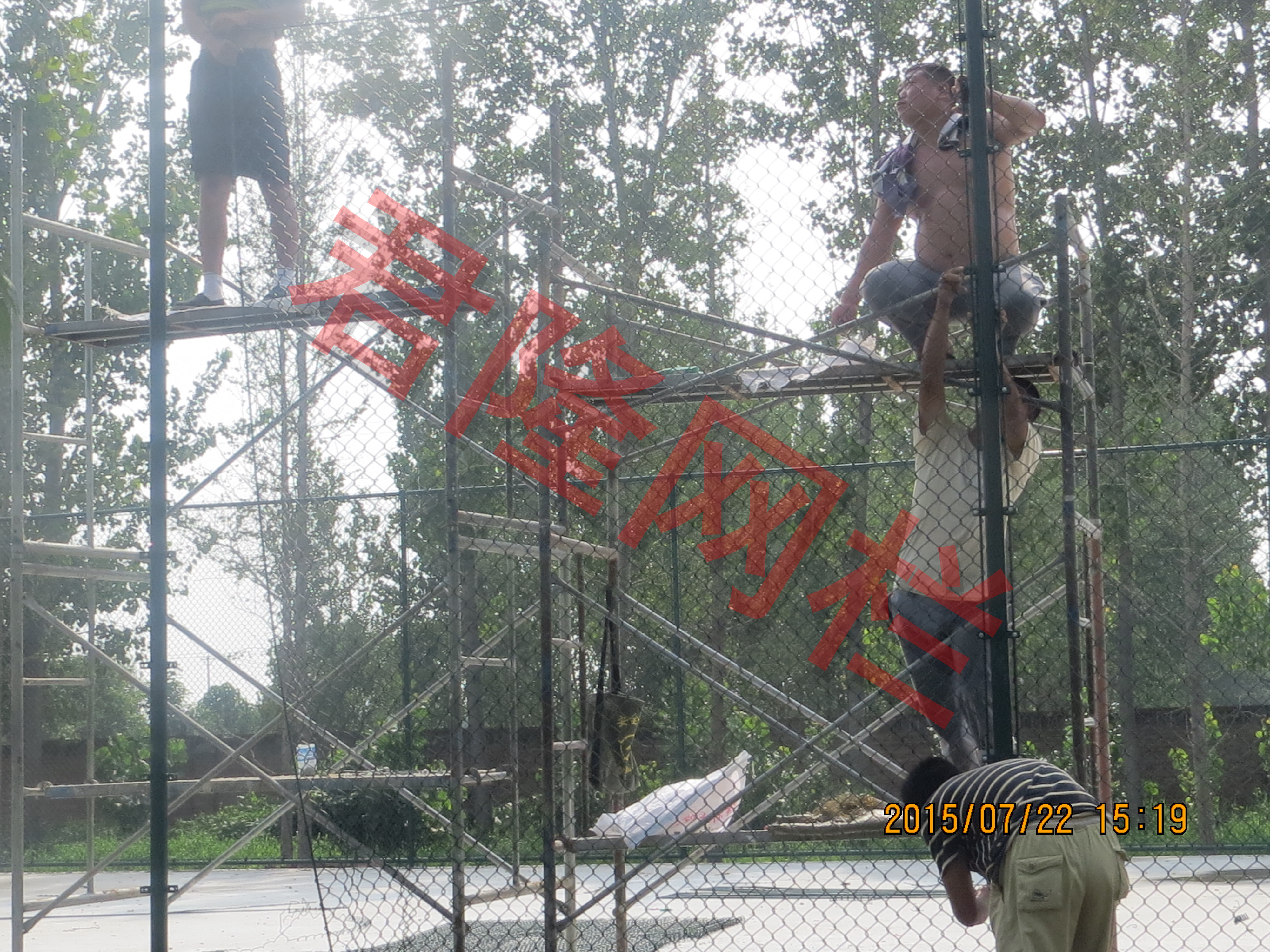 河北省白溝隆安泰籃球場(chǎng)